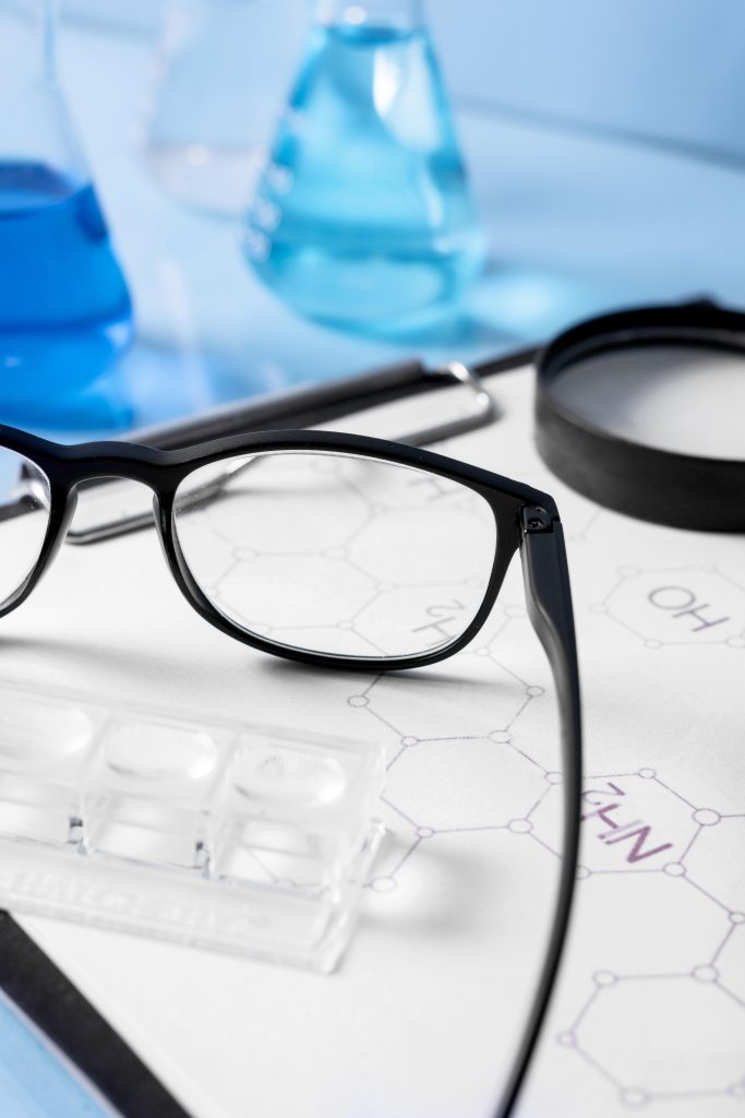 Vista De Primer Plano Del Concepto De Ciencia